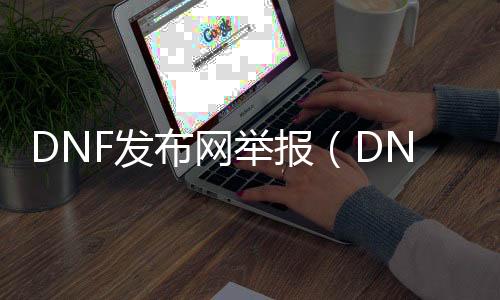 DNF发布网举报（DNF发布网举报功能怎么用）