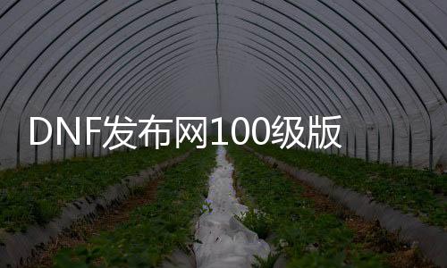 DNF发布网100级版本变态服