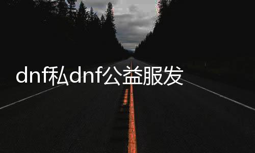 dnf私dnf公益服发布网（了解DNF发布网和公益服发布网的区别）